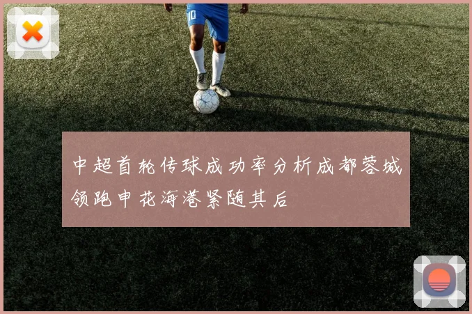 中超首轮传球成功率分析成都蓉城领跑申花海港紧随其后